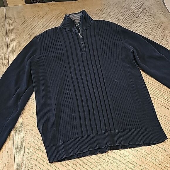 INC black cotton pullover sweater size XXL - Picture 1 of 11
